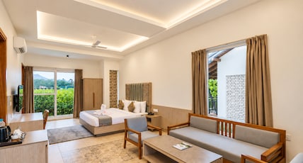 Evara Spa & Resort, Jim Corbett Room Type - Pool View Premium Cottage With Jacuzzi Evara Spa & Resort, Jim Corbett Room Type - Pool View Premium Cottage With Jacuzzi