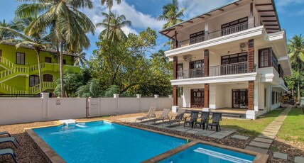 Villa Calangute Phase 12- 6BHK Villa with Pool & open to sky bathroom Room Type - Villa Calangute Phase 12