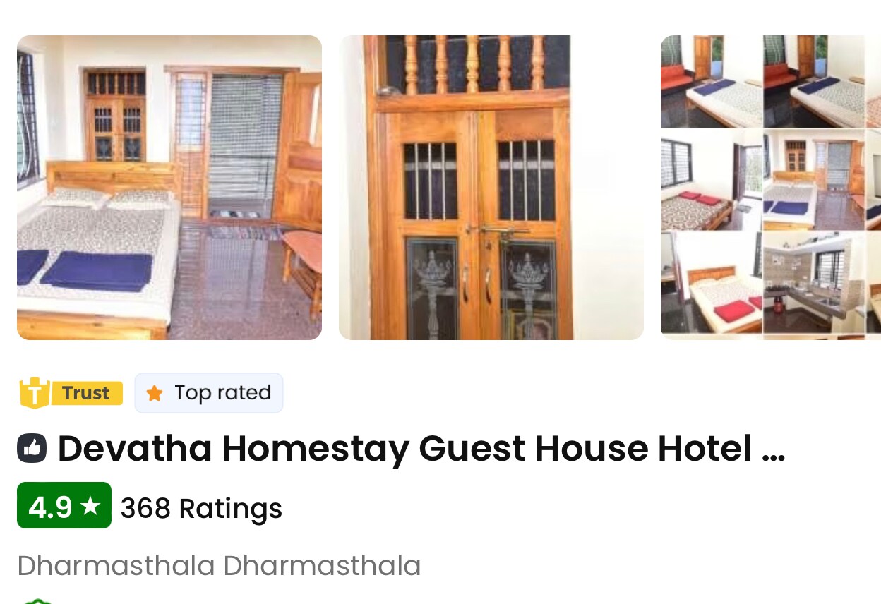 Devatha Homestay,Guest House,Hotel,Dharmasthala - Tap to explore photos