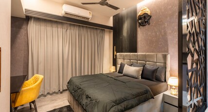Exclusive Black Themed Studio  One in Galaxy Room Type - Bedroom
