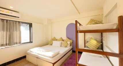Locomo Hostel  OG - Stay Work Eat Room Type - Private Quadruple Room