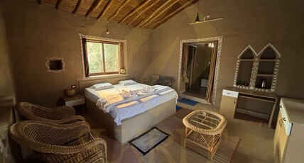 Kumbh Sukriti Camp Room Type - Sanskriti Vann Kutiram (Mudhouse)