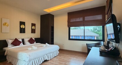 Palette Monsane River Kwai Resort Room Type - Premier Family Double Bed Room Palette Monsane River Kwai Resort Room Type - Premier Family Double Bed Room