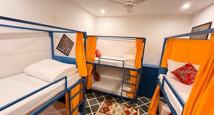 Hachi Hostel Jaisalmer Room Type - Mixed Blue Dorm | 6 Bed Dorm with AC and Free Wifi