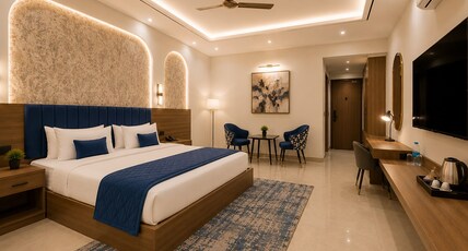 Hotel Armani Elite Near IGI Airport Delh Room Type - Luxury Double Room