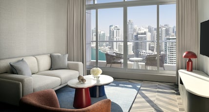 InterContinental DUBAI MARINA Room Type - 1 Bedroom Residence Balcony Marina View InterContinental DUBAI MARINA Room Type - 1 Bedroom Residence Balcony Marina View