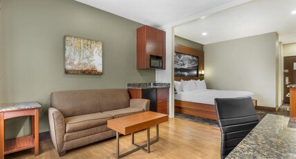 Best Western Plus Yukon Room Type - Suite-1 King Bed, Smoking Room, Sofabed, Walk In Shower, Wet Bar, Microwave And Refrigerator, Full B Best Western Plus Yukon Room Type - Suite-1 King Bed, Smoking Room, Sofabed, Walk In Shower, Wet Bar, Microwave And Refrigerator, Full B