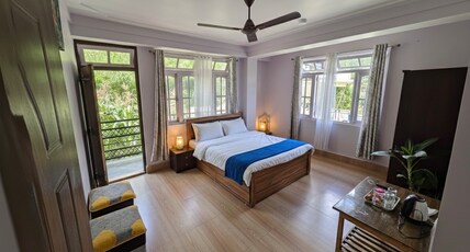Blue Sky Homestead Room Type - Himalayan View Bedroom w/ Private Balcony & Wi-Fi