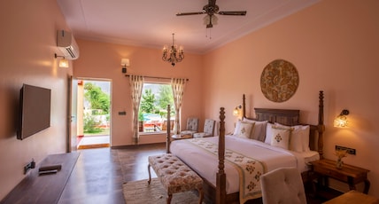 RATAN VILLAS SARISKA RESORT - A LUXURY RETREAT Room Type - Family Room with Pool View RATAN VILLAS SARISKA RESORT - A LUXURY RETREAT Room Type - Family Room with Pool View
