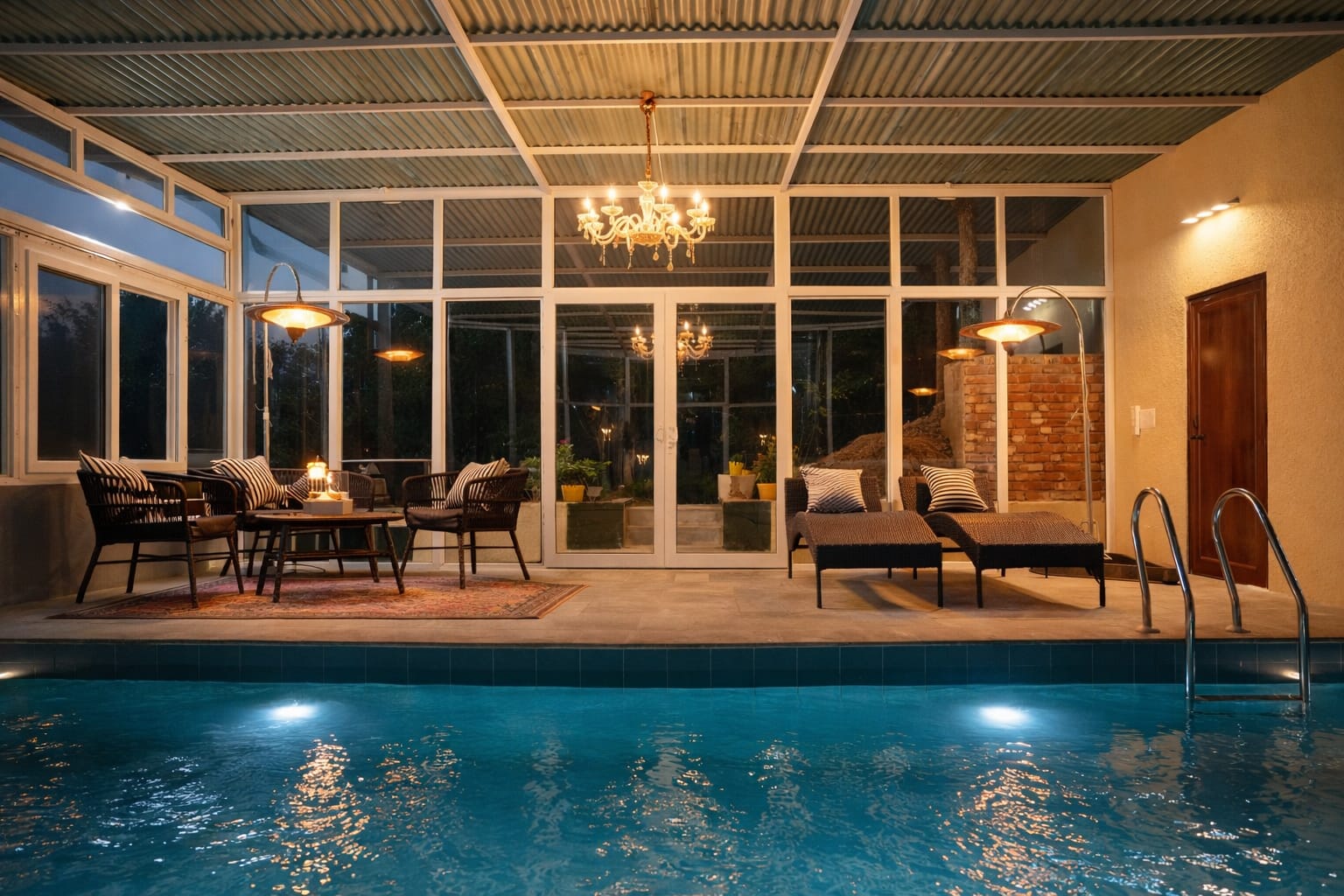 Buransh Luxury Tent Retreat w Heated Pool in Majkhali - Tap to explore photos