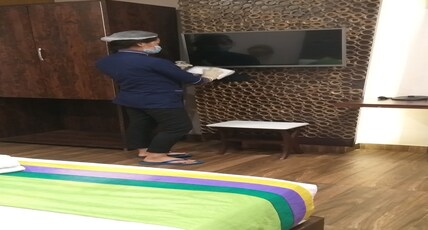 HOTEL VENKATESH REGENCY Room Type - DELUXE THEME DOUBLE BEDED ROOM