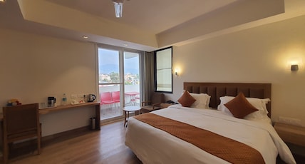 Hotel Forest Avenue | Best Luxury Hotel in Dehradun Room Type - Premium Room with Balcony and Forest View Hotel Forest Avenue | Best Luxury Hotel in Dehradun Room Type - Premium Room with Balcony and Forest View