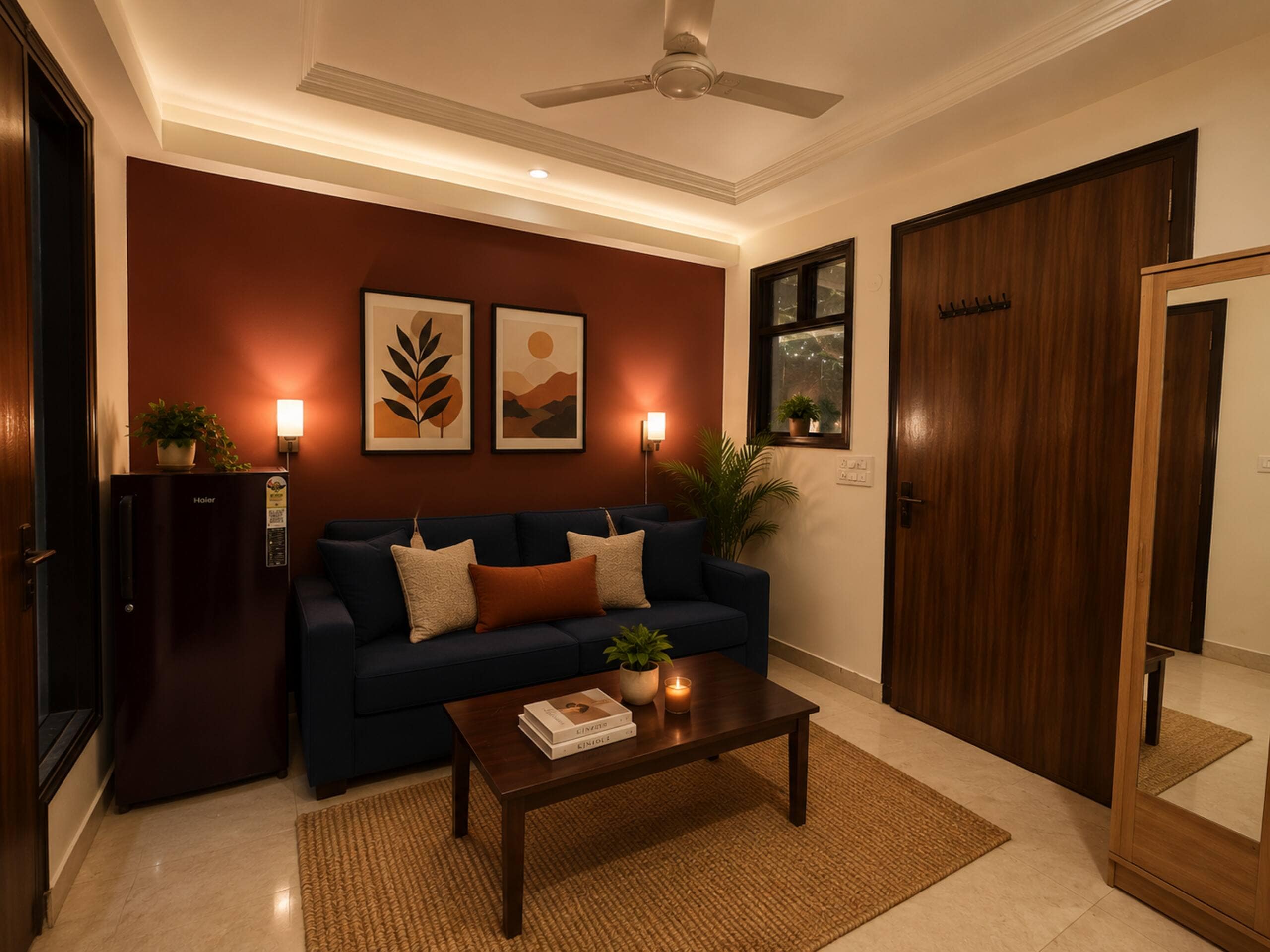 Luxury Rooftop Stay with Terrace | Faridabad - Tap to explore photos