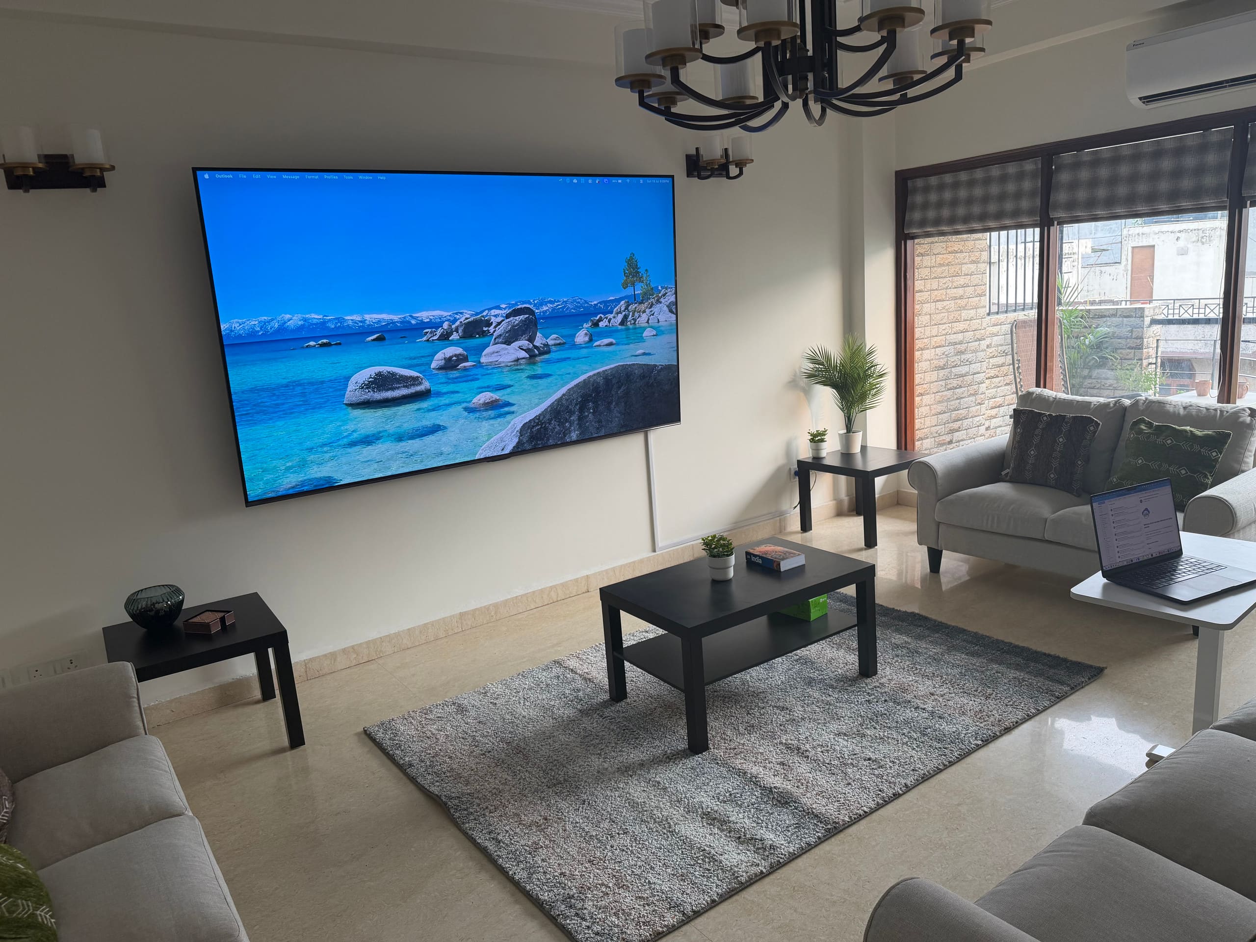 Spacious 3BR 100 LED TV Lift Balcony Garden - Tap to explore photos