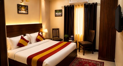 Hotel 49 Room Type - Deluxe Room (Late Check Out Subject availability and 10 percent on Food) Hotel 49 Room Type - Deluxe Room (Late Check Out Subject availability and 10 percent on Food)
