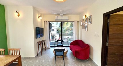 Peaceful Refined 1BHK Velvet Escape in Candolim Goa Room Type - Peaceful Refined 1BHK Velvet Escape in Candolim Goa
