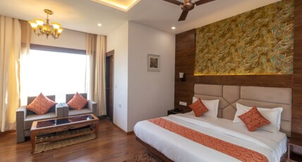 Spring Wood Hotel | Serene Mussoorie Stay | Free Parking & Peaceful Surroundings Room Type - Presidential Room with Valley view and Balcony