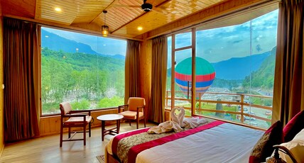 Devbhoomi Resort Room Type - Superior Room with River plus Mountain view