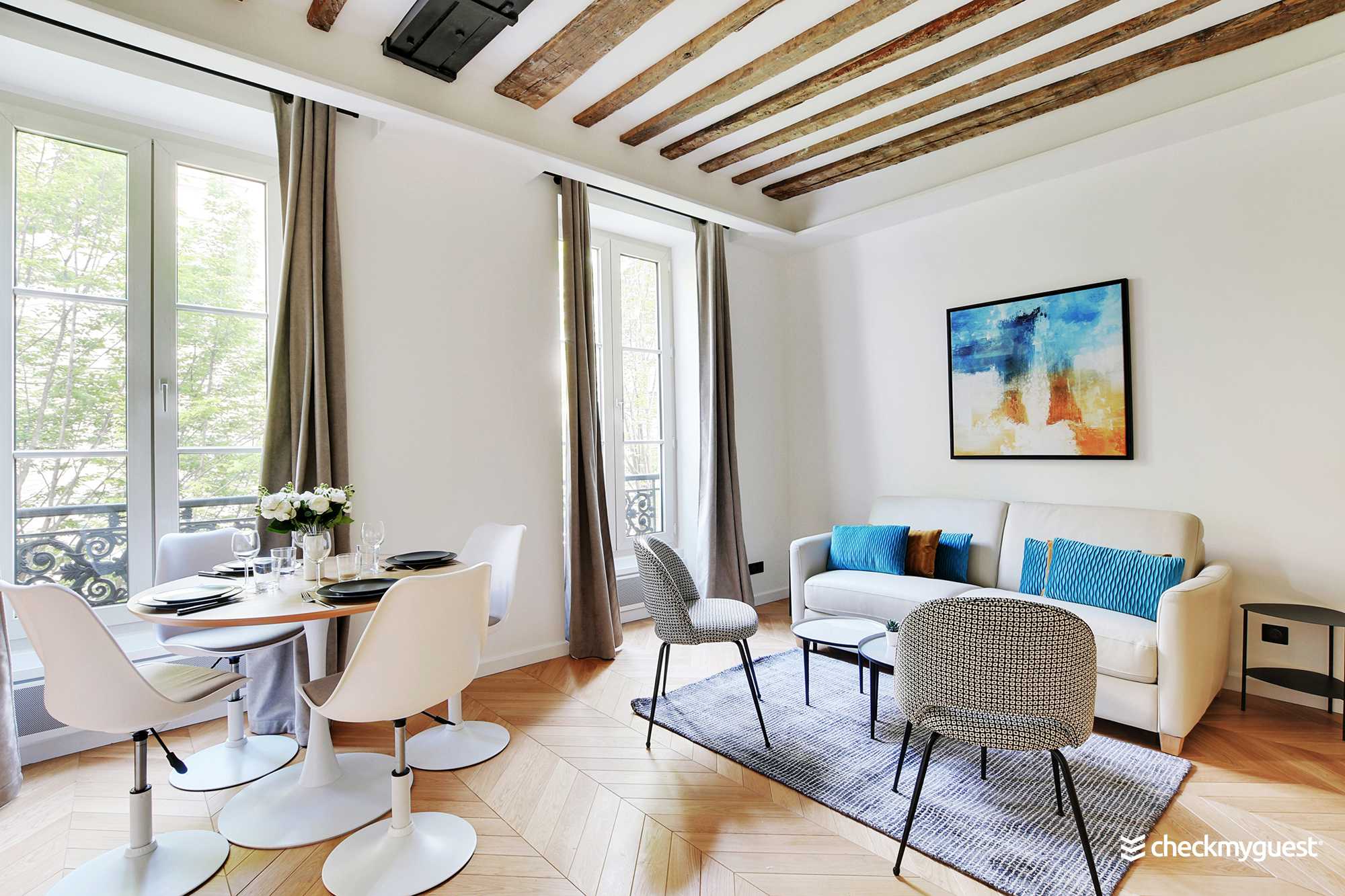 Magnificent apartment - 1BR/4P - Le Marais - Tap to explore photos