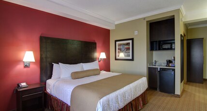 Best Western Plus Bowmanville Room Type - 1 King Bed, Non-Smoking, Microwave, Refrigerator, High Speed Internet Access, Full Breakfast Best Western Plus Bowmanville Room Type - 1 King Bed, Non-Smoking, Microwave, Refrigerator, High Speed Internet Access, Full Breakfast