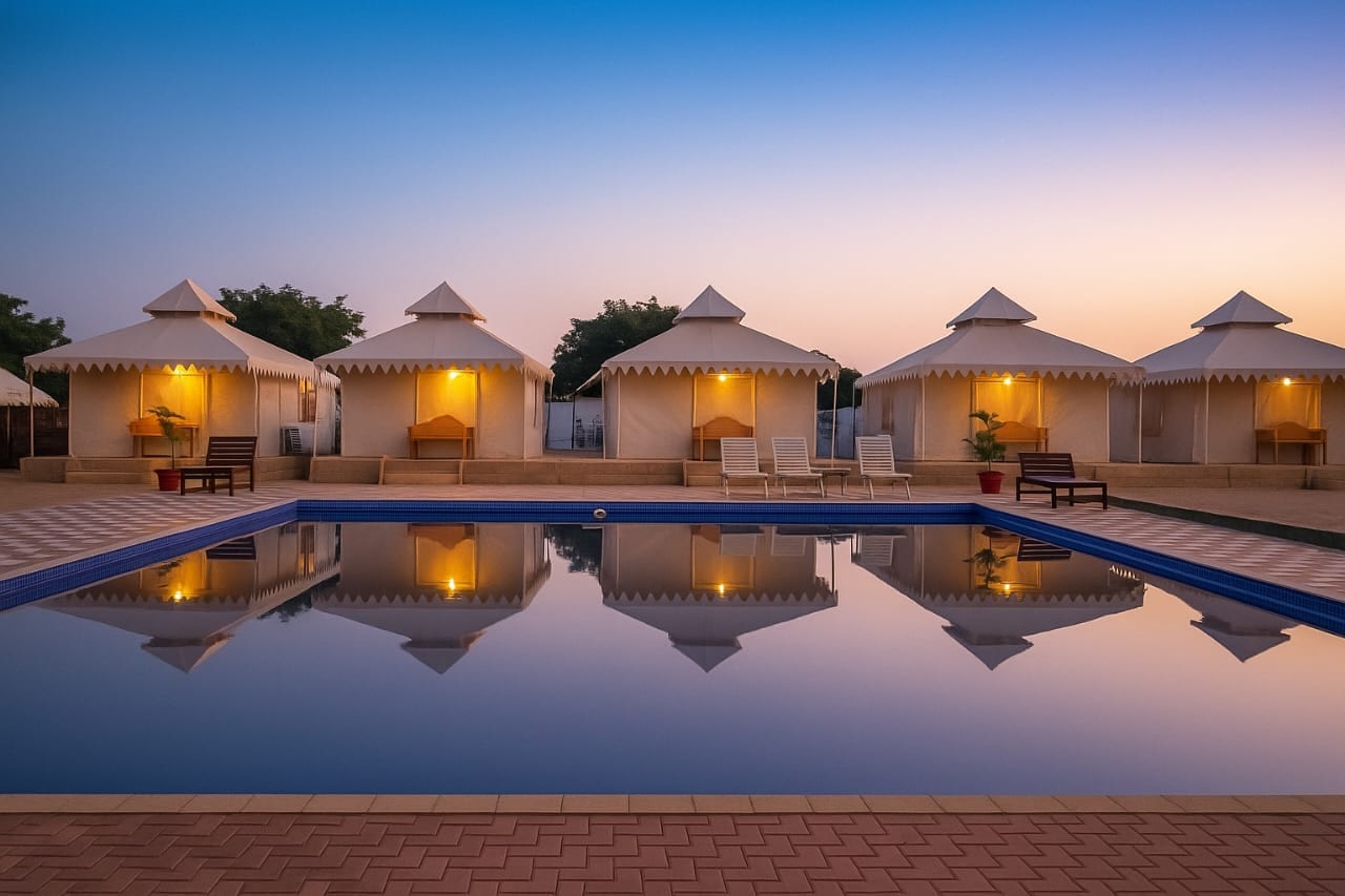 Sunrise Desert Resort with Swimming Pool - Tap to explore photos