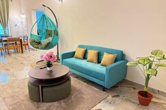 Evara Grand Vista: Fully Equipped 3BHK near AMB