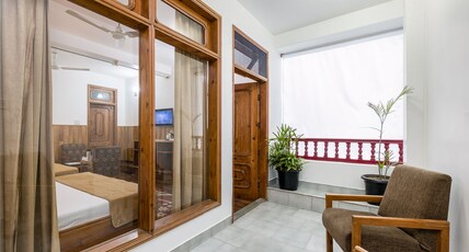 Hotel Kullu Valley - A River Facing Boutique Hotel Room Type - Family Room with Private Balcony and All Weather AC Hotel Kullu Valley - A River Facing Boutique Hotel Room Type - Family Room with Private Balcony and All Weather AC