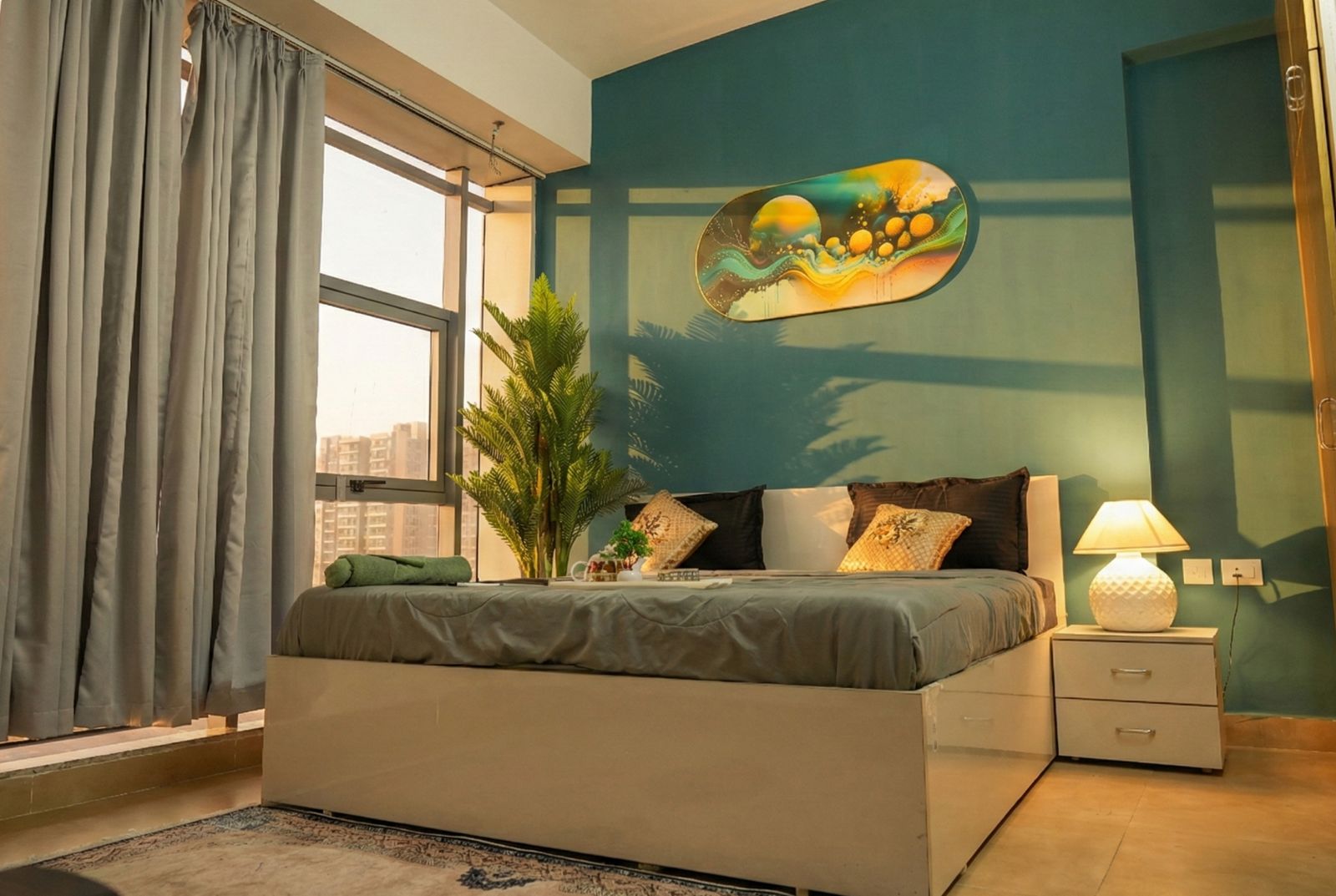 Spectrum Mall 1BHK Balcony Suite QQ - Tap to explore photos