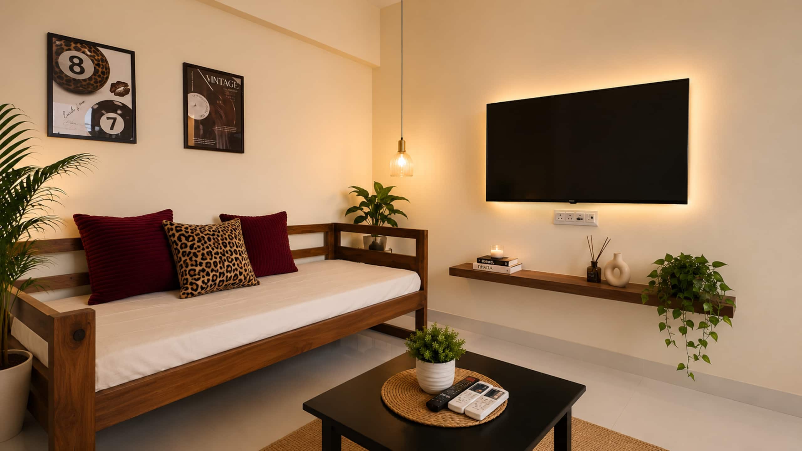 Chic Vintage Runway view 3 BHK in BKC JIO - Tap to explore photos