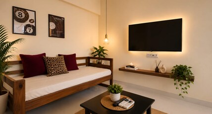 Chic Vintage Runway view 3 BHK in BKC JIO Room Type - Chic Vintage Runway view 3 BHK in BKC JIO