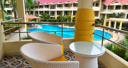 Empires Beachfront Hotel Room Type - Deluxe Room Sea View from balcony Empires Beachfront Hotel Room Type - Deluxe Room Sea View from balcony