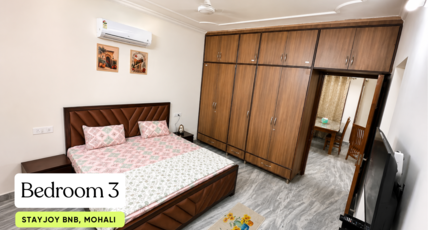 Stayjoy 3BHK | 1st Floor | 4 km from Mohali Airport Room Type - Stayjoy 3BHK | 1st Floor | 4 km from Mohali Airport