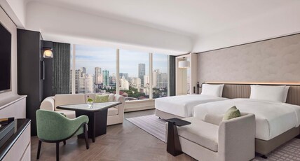 Hilton Shanghai City Center Room Type - TWIN DELUXE ROOM