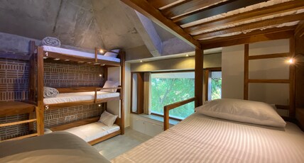 OSTEL Auroville Room Type - A Bed In Deluxe 9 Bed Dorm