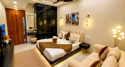 The Sandstone Premium Stay Gurgaon Room Type - Bedroom