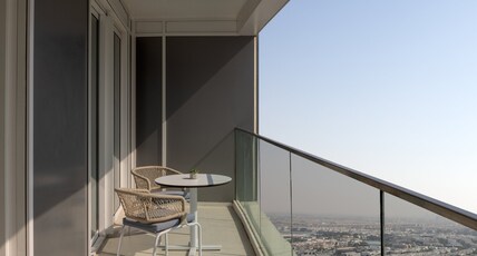 Staybridge Suites DUBAI BUSINESS BAY, an IHG hotel Room Type - 1 King Studio Suite Full Kitchen Furnished Balcony Staybridge Suites DUBAI BUSINESS BAY, an IHG hotel Room Type - 1 King Studio Suite Full Kitchen Furnished Balcony