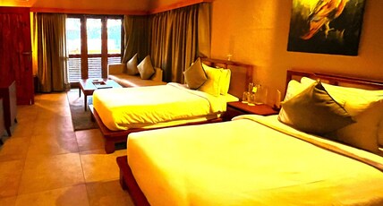 Hotel Sonar Bangla Sundarban Room Type - Deluxe Twin Bed room (With Balcony) (Ground Floor)