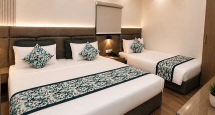 The Vacation Villa Agra A Boutique Hotel Near Taj Mahal Room Type - Cozy Triple Plus Room (Ground Floor)