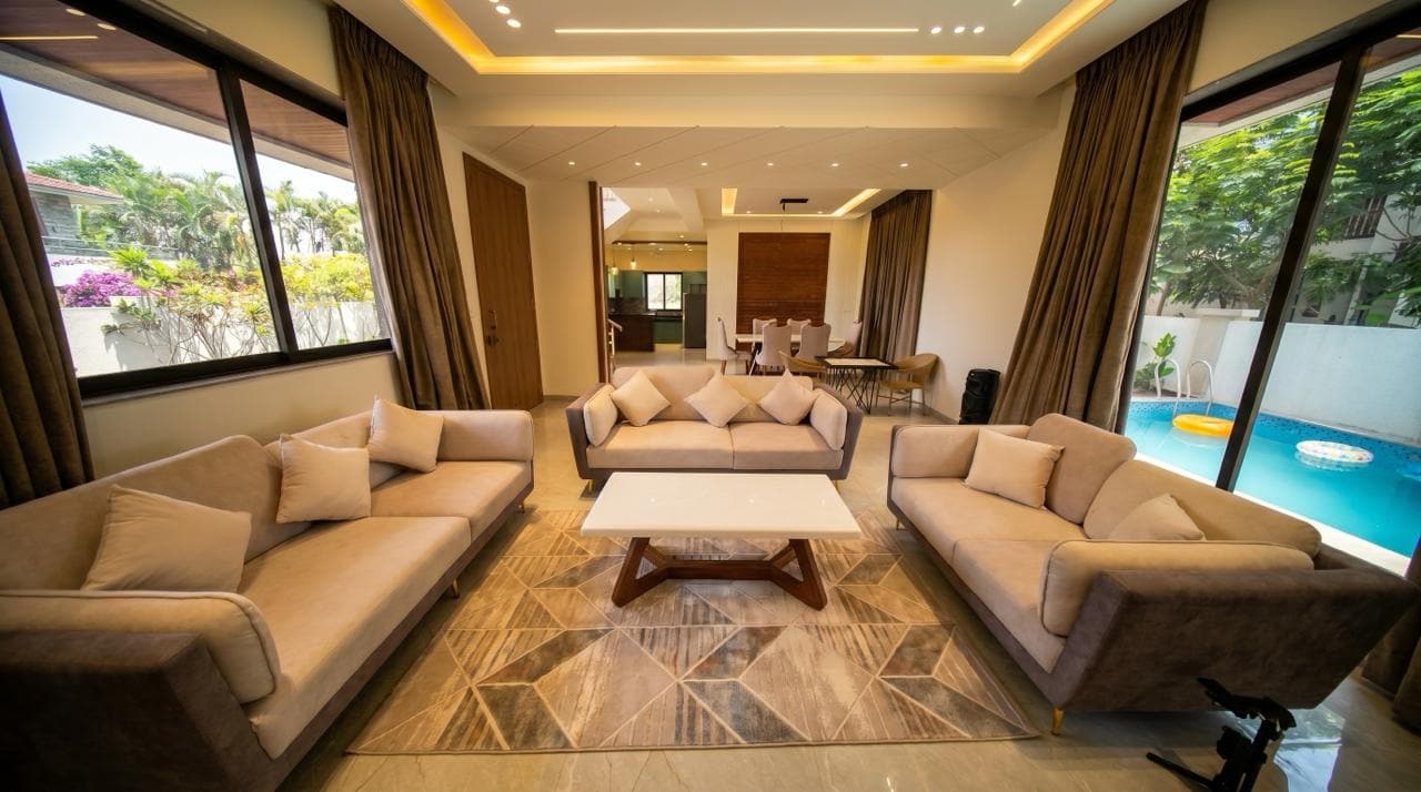 4BHK Luxury Anandam Villa with Spacious Pvt Pool, Lonavala - Tap to explore photos
