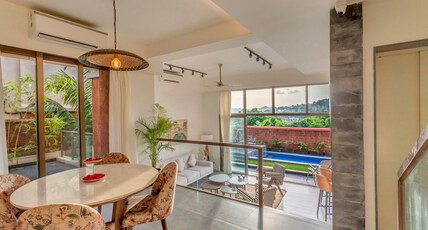 Spectacular Spaces River view  4BHK PVT Pool  & lift |onella panjim Room Type - Onella 4BHK Villa by Spectacular Spaces