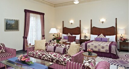 Ramgarh Lodge, Jaipur Room Type - Deluxe Suite with Bathtub