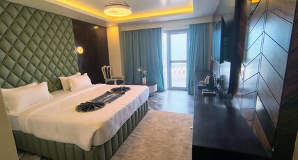 WHITE SANDS ,SEA FACING HOTEL Room Type - Superior Deluxe Sea View Room With Side Balcony