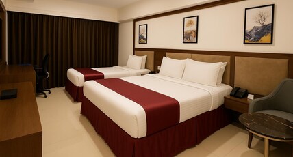 Hotel Tip Top International Hinjawadi Room Type - Club King Bed Room Hotel Tip Top International Hinjawadi Room Type - Club King Bed Room