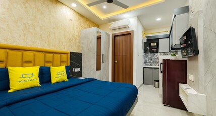 Home Escape Furnished 1BHKs | Mahalaxmi Nagar | Room Type - Studio Elite (Floor II )