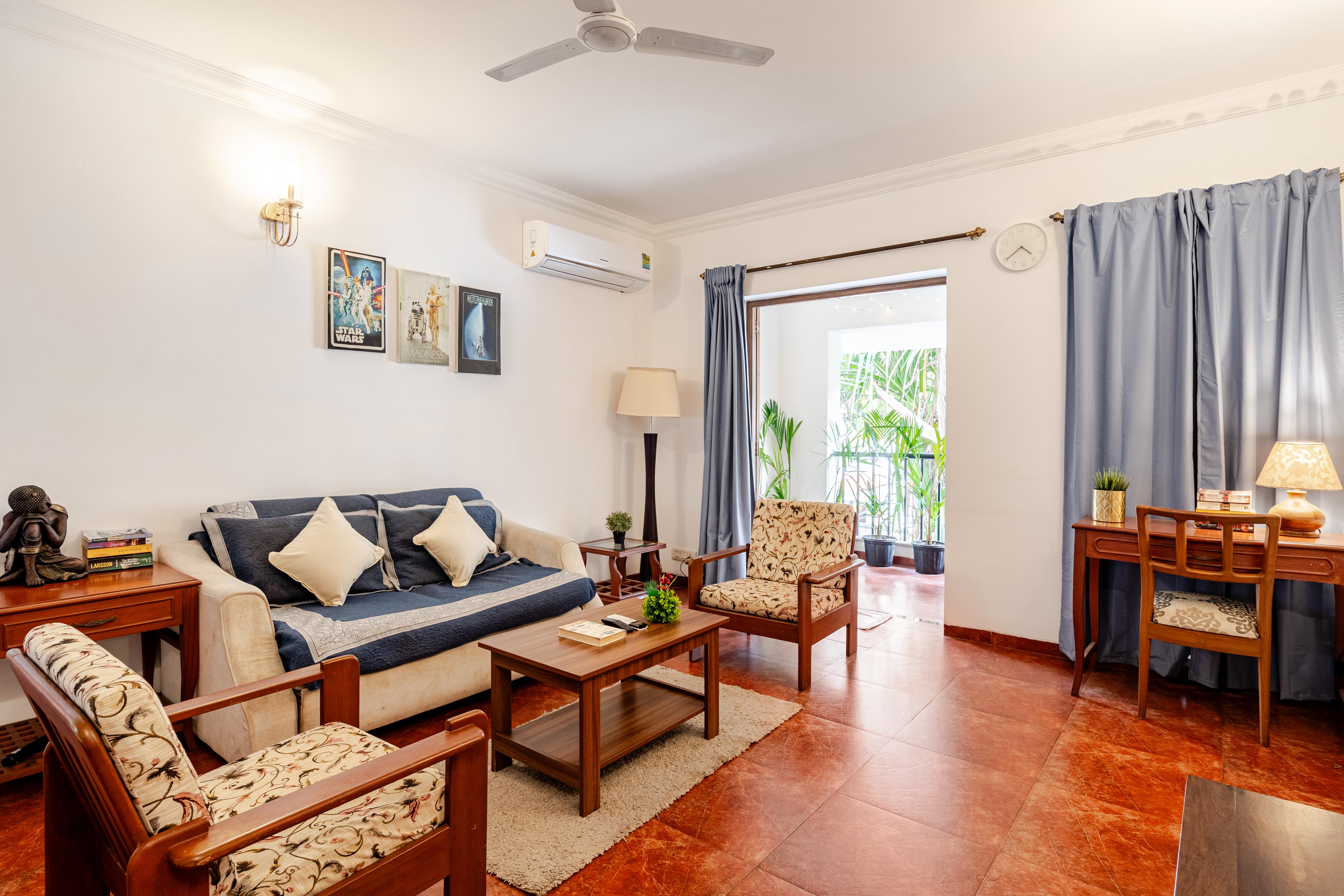 Luxury 1BHK Serviced Apartment with Balcony Riviera Hermitage - Tap to explore photos