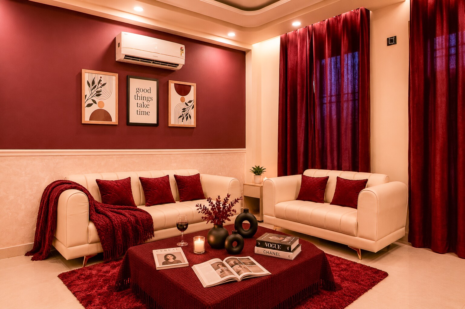 Letstay-2BHK Velvet Dune | Central Noida | Relax & Unwind - Tap to explore photos