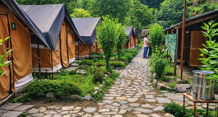 Hail Himalayas | Camps & Restaurant Room Type - Jungle Inn With Shared Washrooms