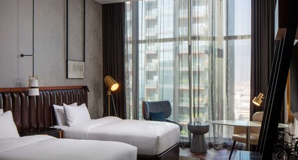 DoubleTree by Hilton Dubai M square Hotel & Residences Room Type - TWIN GUEST ROOM