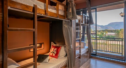 Moustache Hostel Lonavala Room Type - 8 Bed Dorm with Balcony