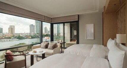 Capella Bangkok Room Type - Riverfront Premier Twin